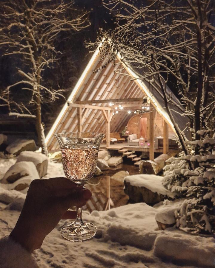 Gorska Osada Luxury Chalets Zakopane Poronin Exteriér fotografie
